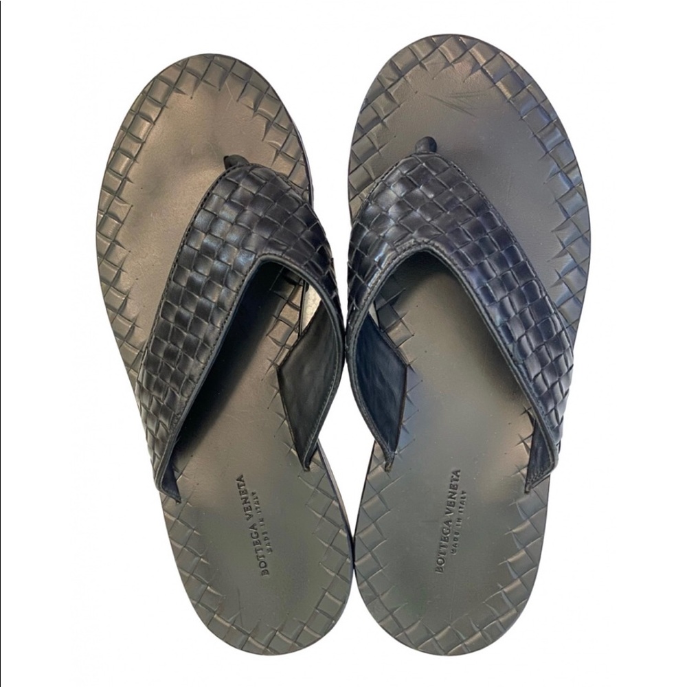 Leather sandals Bottega 11 inches from toe to heel